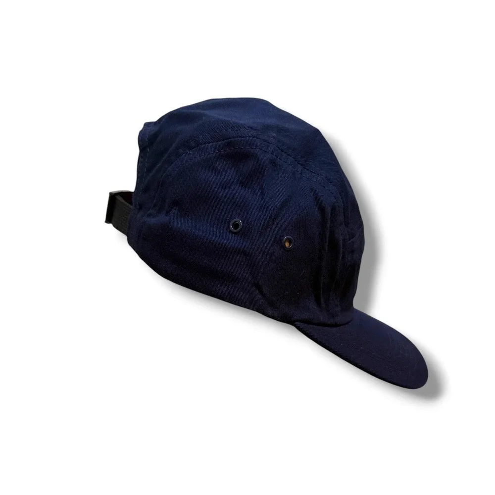 Herschel Supply Co 5-Panel Camper Hat Mens OSFM Navy Blue Adjustable Cap NWOT